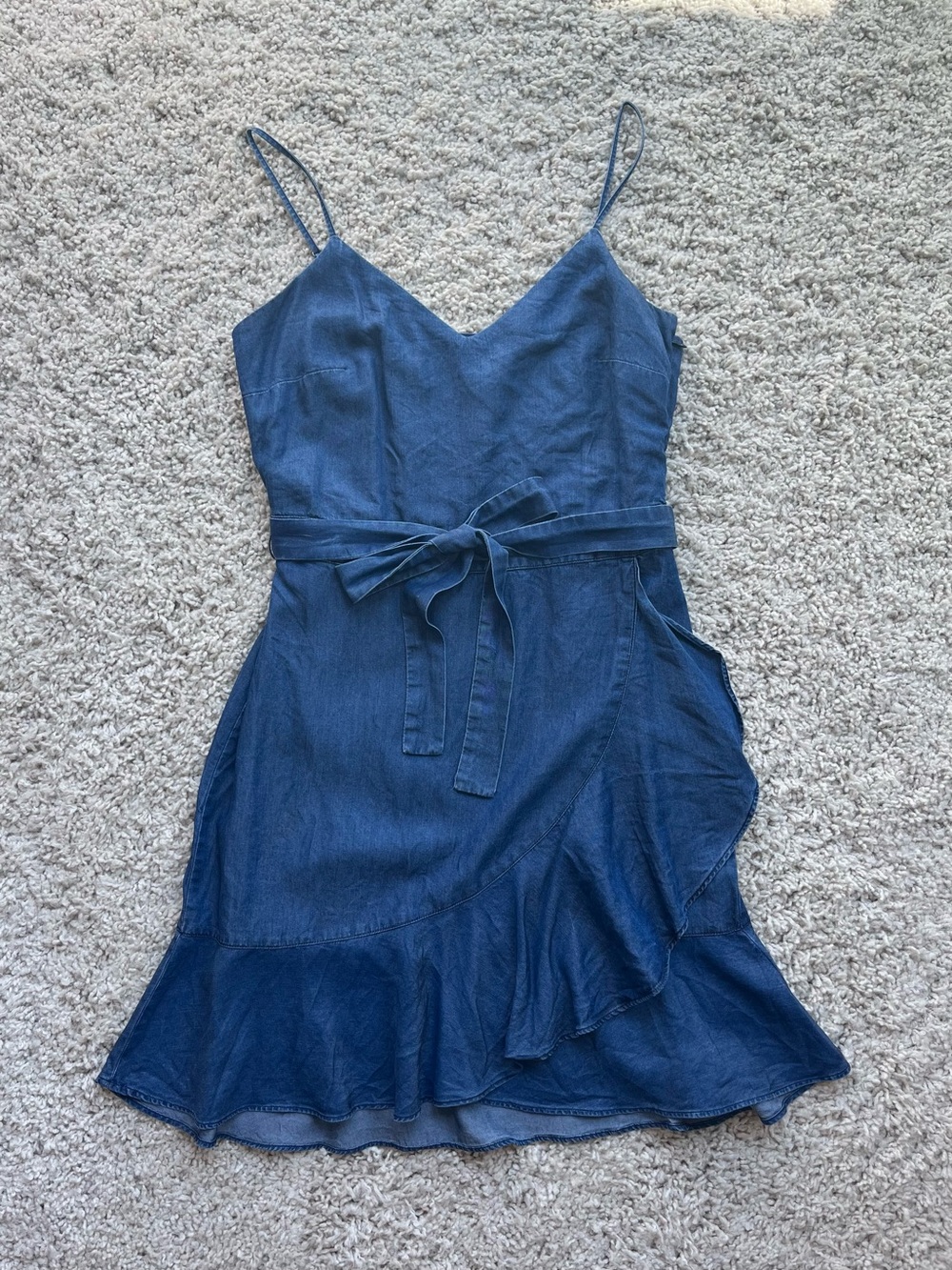 Banana Republic Denim Wrap Mini Dress